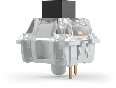 Glorious Gaming 120x Kailh Mechanical Keyboard Switches (Box Black) - Linear & Smooth, 45g Actuation Force, Waterproof & Dustproof, 3-Pin Mount, SMD-LED Compatible, Box Range - Kailh Black