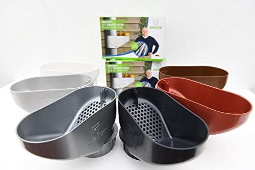 SMILTER Laubschutzkorb für Regenfallrohre DN100 in der Farbe Kupfer Metallic