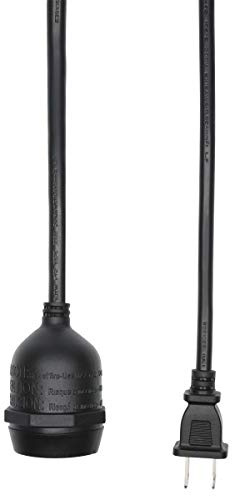 YULETIME 5 ft 1-Socket Pendant Light, Heavy Duty Weatherproof E26 Lamp Kit