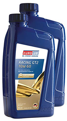 EUROLUB 2X Motoröl 10W-60 Racing Gt2 Benzin Diesel Benzinmotor Dieselmotor Motor Motoren Öl Engine Oil 1L