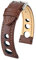 HIRSCH Unisex Uhrenarmband Büffelkalb Modell Rally 18 mm Braun