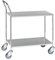 Lagerino Tischwagen, 840x430x960 mm, 200 kg Tragfähigkeit, Verzinkt/Rostfrei, mit Bremsen