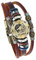 MeiPing Lederarmband mit Sternzeichen-Anhänger, One Size, Leder