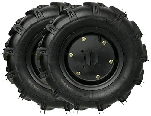 Jeu de roues pneumatiques 500 x 10 Motobineuse Motoculteur