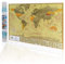 Weltkarte zum Rubbeln Rubbel Weltkarte - Scratch Off World Map Poster - Rubbelkarte mit Hauptstädte und Staatslinien - 84 x 57 cm Große Freirubbeln Karte mit Geschenkverpackung - Hergestellt in EU