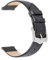 EACHE 12mm Schwarze Leder Uhrenarmbänder für Herren Damen Schnellverschluss Dünne Lederarmband Glattes Kalbsleder Für Damen