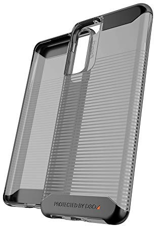 Gear4 Havana Case - leichte, stylische Tasche mit Ober-, Unter- und Eckenschutz mit D3O - für Samsung Galaxy S21 5G - Smoke, 702007326