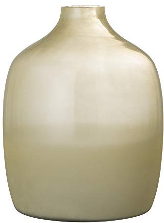 Bloomingville Vase Idima, gelb, Glas