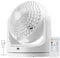 Iris Ohyama Woozoo, 23㎡, Ventilator, Weiß, 3 Geschwindigkeiten, Fernsteuerung, Oszillierend, leise, Table Fan, Tischventilator, Lüfter, Bodenventilator, tragbarer, Portable, Cooling, PCF-MKC18