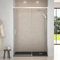 Mampara de Ducha Frontal Corredera 1 puerta Corredera + 1 fijo | Transparente | Vidrio Templado 6mm Antical | 195cm de Altura | Perfilería Cromo Brillo | 150cm (Adaptable 144-149cm)