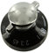 Paxanpax PCK517 Compatible for Stoves, Hygena, Diplomat 550SIDlM, ADP5633 Type Black and Silver Oven Control Knob