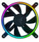Razer Kunai Chroma Hydraulic RGB LED PWM Performance Fan (120mm) - Hydraulic aRGB PC Fans (Quiet, Powerful, Connect up to 8 Fans, PWN Fan Controller Support, Chroma aRGB) 1 Fan | Black