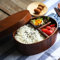 Bento Box Japonais Boîtes-repas en Bois Boîtes à Lunch avec Compartiment Amovible Boîte à Déjeuner Sushi Lunchbox Bento Portable au Micro-Ondes Pour Etudiant Ecole Bureau Voyage Pique-Nique