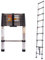 Escalera telescópica de 2,6 m, Plegable, Antideslizante, de Acero Inoxidable, Multiusos, para el hogar, Capacidad de Carga de 150 kg