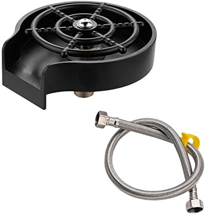 Yusheng Lavavajillas de cristal para fregadero de cocina | Lavador automático de vasos de barra | Lavavajillas automático de tazas para fregaderos, bares y fregaderos de cocina