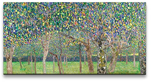 Paul Sinus Remaster 120x60cm Gustav Klimt's Pear Tree Bäume Garten Zeitlos Weltbekannt Farbenfroh