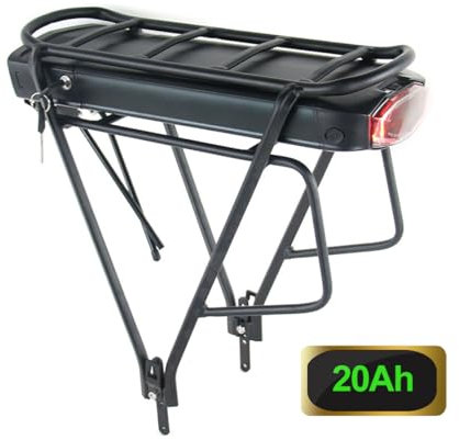 36V 20ah Porte-Bagages Batterie pour kit de Conversion Ebike 250W 500W - Batterie au Lithium-ION pour Moteur de Roue et moyeu arrière arrière - Litio Batterie de vélo électrique