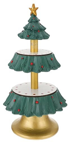 BESTonZON Christmas Tree Fruit Plate Dessert Display Stand Cupcake Holder for Xmas Tree Decorations for Festival Dessert Tower Serving