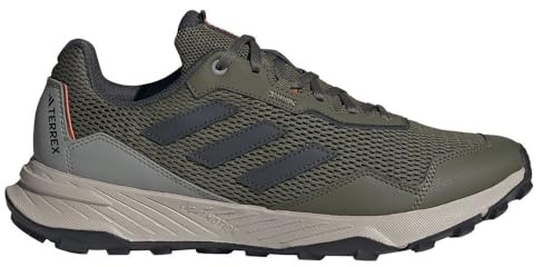 Adidas Herren Tracefinder Trail Running Shoes, solid Grey/Carbon/Olive strata, 42 EU