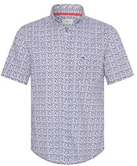 BRAX Style Dan P Cotton Linen SLUB Kurzarnhemd