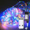 Tubiaz 10 Meter LED Lichterschlauch Außen, Bunt 100LEDs Wasserfest LED Schlauch für Auße, Dimmbar & Memory-Funktion, für Weihnachten, IP65