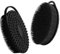 Brosse Silicone Corps,Silicone Body Scrubber,Brosse Pour Corps Avec Peigne,Noir 1 Pièce,Brosse Pour Le Dos,Brosse De Douche,Brosse Pour Le Corps,Brosse Corps Silicone,Brosses Pour Le Corps