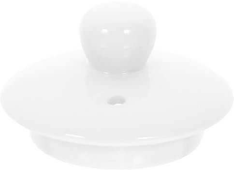 Zerodeko Remplacement Du Couvercle De La Théière En Céramique : Couvercle De La Théière Chinoise En Porcelaine Blanche Couvercle De La Bouilloire À Thé Kungfu Tasse Universelle Couvercle