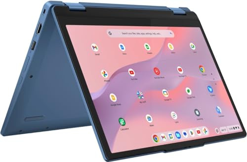 Lenovo Flex 3 3i 12.2 WUXGA Touch-Screen 2-in-1 Chromebook, Intel N100 with 4GB DDR5 Memory, 64GB eMMC, Chrome OS, Abyss Blue, 82XH0001US