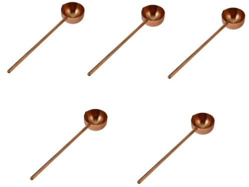 Garneck 5 Pz cucchiaio in acciaio inossidabile pentola cucchiaio per l'acqua riscaldamento posate cucina kitchen gadget comodo d'acqua addensare mestolo d'