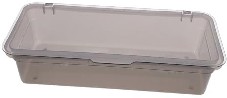 VILLFUL Für Essstäbchen Besteckkasten Mit Deckel Utensilien-organizer Mit Deckel Besteckschublade Für Die Küche Aufbewahrungsbehälter Für Besteck Essstäbchenhalter Pp Grey