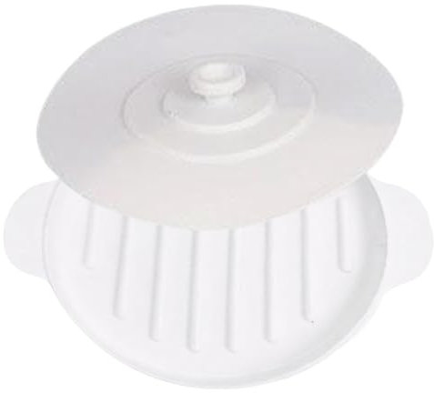 Pastoralist Speckkocher für Mikrowellenofen, Speckkocher Mikrowellen -Speckschale sicher und schnell Silikonspeckpfanne mit Deckel ＆ Griff kein Chaos knuspriger Speckschale für Mikrowellenkochen