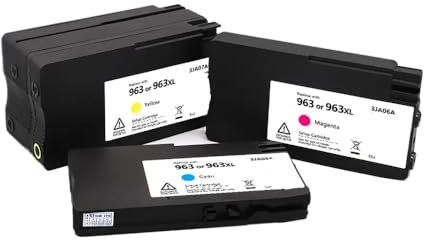 CbErFVK Kompatibel mit der Tintenpatrone 963 XL. Funktioniert mit OfficeJet Pro 9010 Serie 9012 9013 9014 9015 9016 9019 9020 9022 9023 9025(H963-1 Set)