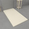 VAROBATH | Plato de Ducha URBANSTONE – Material Resina con Carga Mineral y Textura Pizarra Antideslizante C3 – Incluye Válvula Desagüe y Rejilla (Crema RAL1013, 80x120)