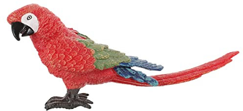 HOOTNEE Garden Decorative Parrot Statue Birds Figurines Fake Parrot Model Diy Home Decor