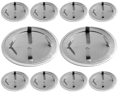 GRIRIW 20stücke Edelstahl Filter Wiederverwendbare Teesieb Für Feinen Tee Für Zubereitung Von Tee Ohne Rückstände Leicht Zu Reinigen Und Langlebig