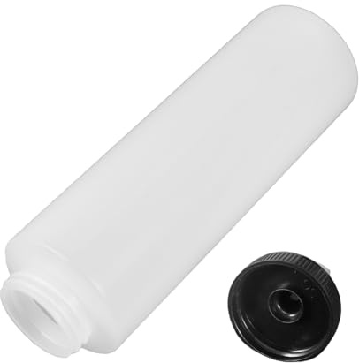TOPBATHY Car Wax Polish Bottle 13.5oz Plastic Squeeze Dispenser with Leak-proof Cap for Precise Automotive Waxing Suitable for Cars and Motorcycles