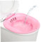Sitz Bath, 1Pc Bidet portatile, attacco per sedile da toilette per la cura del parto/emorroidi, universale per il bagno Sitz, rosa