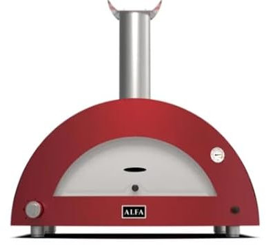 Forno metallo A GAS ALFA FORNI Linea MODERNO 3 PIZZE ROSSO