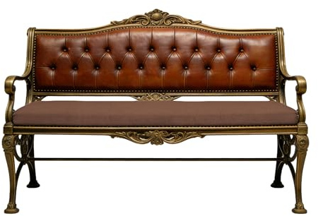 GUOZHEN Benutzerdefinierte Bankauflage 44 x 56 cm Unterseite Antirutsch Bierbankauflagen Waschbar Abnehmbar für Banke Kissen Kissenauflage for Küchenbank Gardenbank Essbank, braun