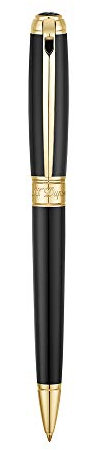 S.T. Dupont Kugelschreiber Line D Medium schwarz/gold