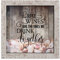 Lawrence 10x10 Weathered Birch Shadow Box Wine Cork Holder Weinkorkenhalter, verwitterte Birke, 25,4 x 25,4 cm, Holz