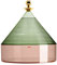 Kartell Trullo Contenitore, termoplastica tecnopolimerica, Verde/Rosa, H27 x Ø 25 cm