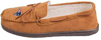 FOCO Forever Collectibles Championship NFL American Football International Fan Hausschuhe Mokassin Slippers Pantoffeln (M, NEW ENGLAND PATRIOTS)