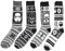 HYP Star Wars Fair Isle Winter Holiday Prints Woven Crew Socken 4 Paar Pack Boba Fett Darth, Mehrfarbig/Meereswellen (Ocean Tides), Einheitsgröße
