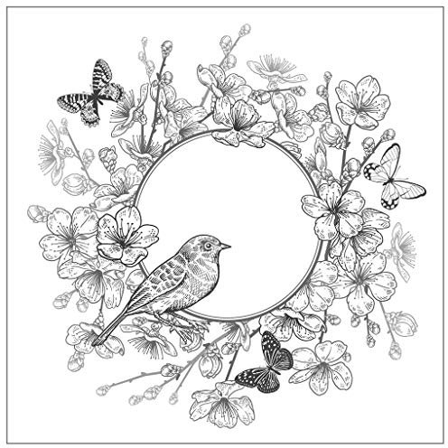 Silikonstempel, Vintage Schmetterlinge Blumen Vogel Transparent Klar Silikon Stempel Blatt Scrapbooking Fotoalbum DIY Stempel Für Weihnachten Valentinstag Thanksgiving Geschenke