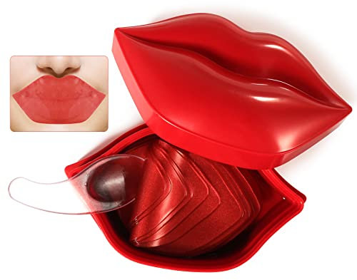 20 Pezzi Cherry Lip Mask,Maschera per Labbra, Collagene Maschera per Labbra, Idratante Maschera per Labbra,Antietà, Esfolianti, Idratanti, Adatte per Labbra Secche e Screpolate