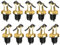 Lot de 10 distributeurs d'huile et de vinaigre - En or - Pour porte-bouteilles - Bouchon en caoutchouc - Distributeur d'huile - Pour bouteilles, Universelle