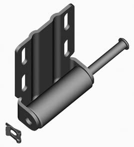 Hörmann Anschlagwinkel (mit Anschlagrolle, ohne Elektroschloss, Zubehör für Drehtor-Antriebe RotaMatic/P/PL und RotaMatic Akku Solar)