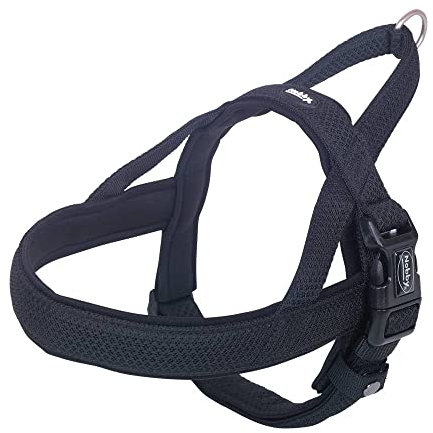 Nobby Norwegergeschirr Mesh Preno, schwarz, L: 38-50 cm + 36 cm, B: 20/25 mm, 1 Stück