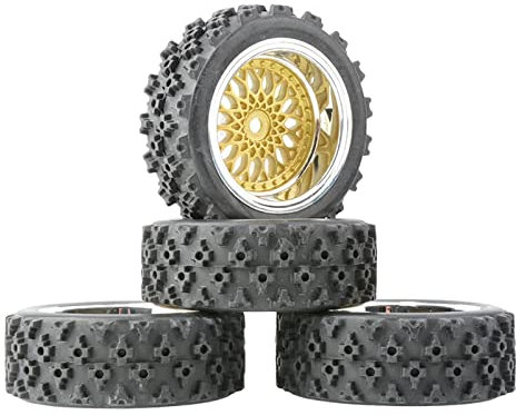 RC Auto Felge Und Gummireifen 71mm Ersatz: 10 1:14 1::16 RC High Crawler Auto ,